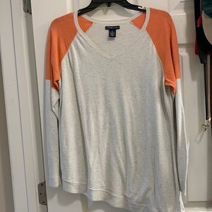 White and orange top
